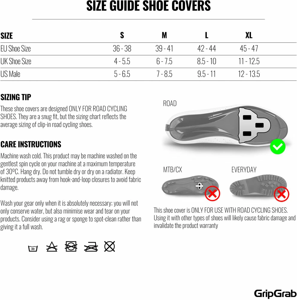 GripGrab Flandrien Waterproof Knitted Road - Overshoes 5 GripGrab Flandrien Waterproof Knitted Road - Overshoes – Image 3