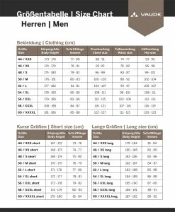 VAUDE Kuro - Shorts -Casques Grand Magasin Vaude Groessentabelle HerrenuRs3Qe0LNvapj 3